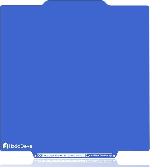 Cool Plate for Creator 5/Creator 5 Pro Cold Plate No Heating No Glue Low-Temp Printing Cold Bed Smooth Cool Build Plate Removable Printer Bed Platform for Flashforge Creator 5/Pro