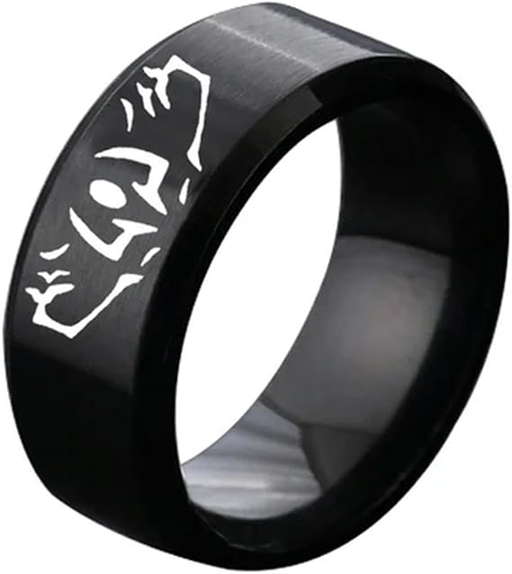Anime Ring Cosplay Party Men Women Stainless Steel Ring Jewelry Prop Accessories Gift