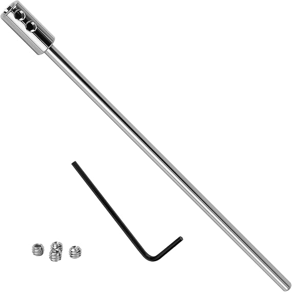 Sink Drain Extension Rod for Bathroom Pop-Up Vertical/Horizontal Rods, 6 Inch Sink Pop Up Rod Assembly Universal Basin Lengthen Extender, 1 Pack