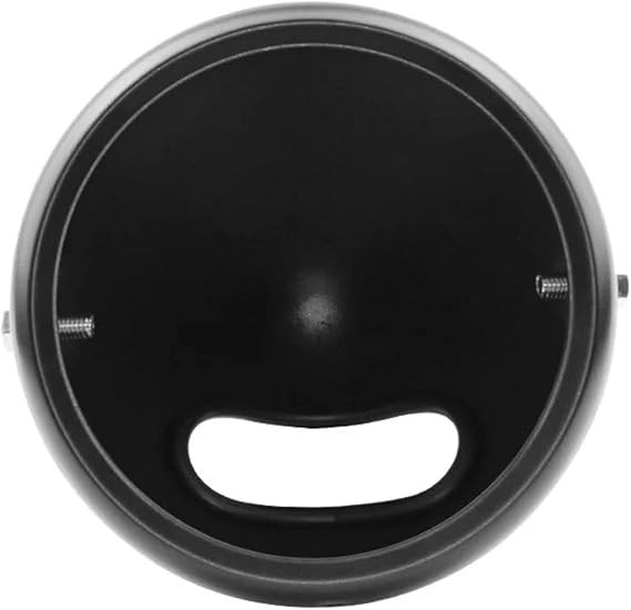 Light Tube Clamp Headlight Bracket 5-3/4 Inch 5.75 Inch Motorcycle Headlight Housing Bucket For Motorcycle Accessories Black