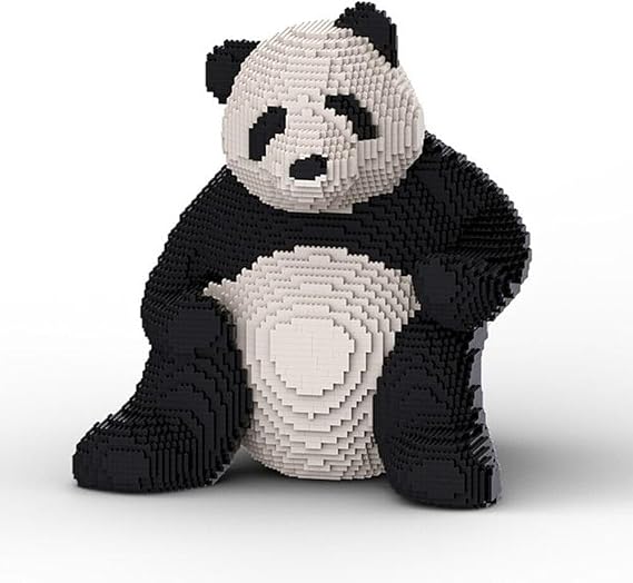ZITIANYOUBUILD Cute Panda Sculpture Building Toys Set for Collection 5749 Pieces MOC for Age 18+, ZITIANYOU-66750