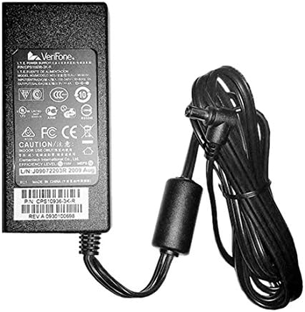 VeriFone Power Supply Cable/Adapter Charger for VX 520 POS Dual-Comm EMV Reader