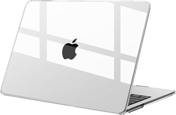 Case compatible with 13-inch Macbook Air M5/M4/M3/M2 A3449 A3240 A3113 A2681 with 13.6-inch Display, 2026 2025 2024 2022 Release, Protective Cover Hard Shell, Crystal Clear