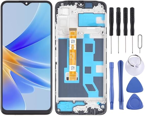 Mobile Phone LCD Screen OEM LCD Screen for Oppo A17 Digitizer Full Assembly with Frame