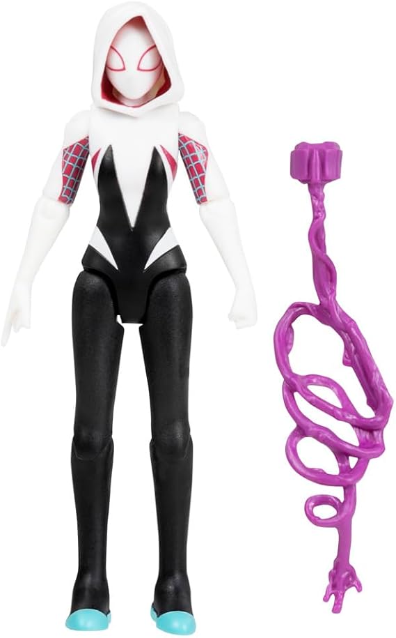 Marvel Spider-Man VenomVersus Epic World of Action Ghost-Spider Figure with Accessory, 4-Inch (10 cm) Super Hero Toys for Kids Ages 4+