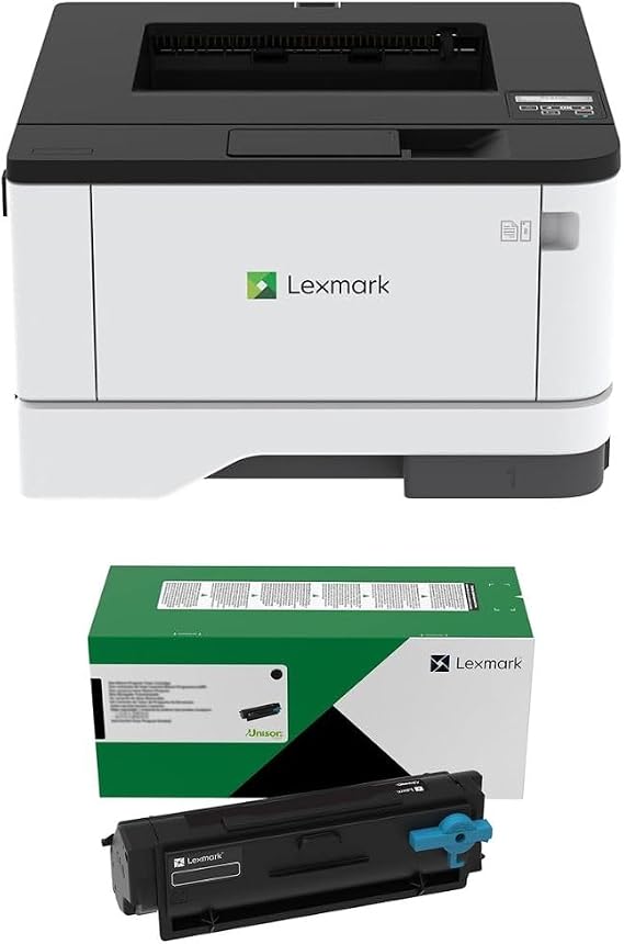 Lexmark MS431DN Monochrome Laser Printer with Black Toner Bundle