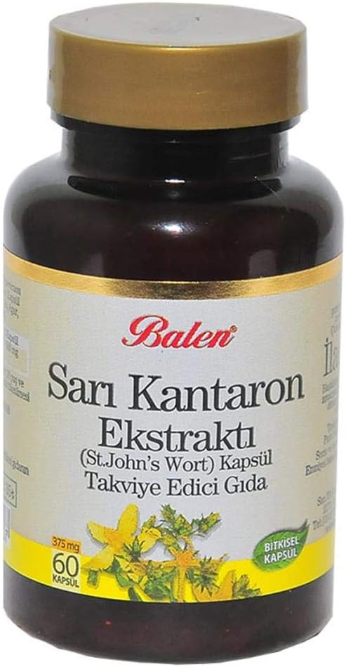 Balen Sarı Kantaron Özü 375 mg Kapsüller Ruh Hali Desteği İçin 60 Adet
