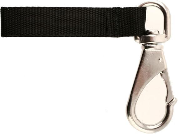 UNI-QUIK Stainless Steel #3 Swivel Snap w/Nylon Strap Loop
