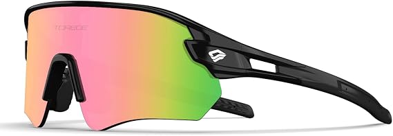 TOREGE Z87 Sunglasses for Men Women Cycling Fishing Running Driving Baseball Anti-fog Sports Sunglasses UV Protection 02EV