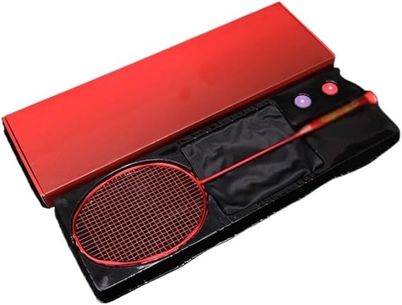 5U 75g 30Lbs Full Carbon Fibre Frame Badminton Racket with Free Tied