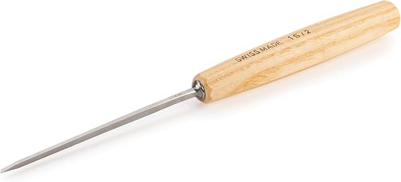 PFEIL "Swiss Made" 2mm # 1 Sweep Skew Cut Chisel - Double Bevel