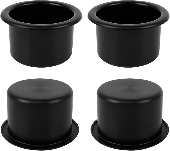 4 Pieces Plastic Cup Holder Inserts, 87mm Diameter Table Cup Holder Insert