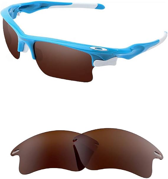 Polarized Replacement Lenses for Oakley Fast Jacket XL Sunglasses-Multi Options,with Lens Cloth