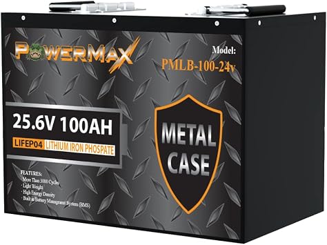 PowerMax PMLB Series Lithium Battery 24V 2560WH 100A