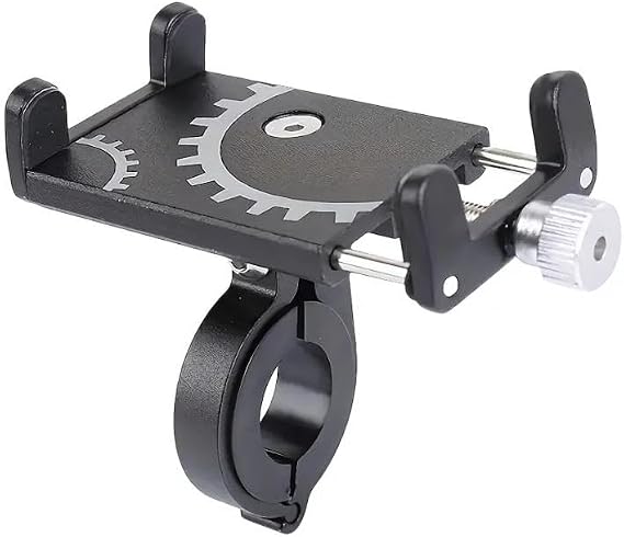 Coofbe Kr01 Pro Alüminyum Vida Sıkıştırmalı Sıkı Tutuş Titremez Motosiklet Bisiklet Telefon Tutucu