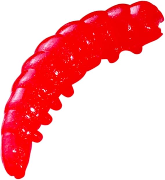 Berkley EBPHWR PowerBait Power Honey Worm Fishing Bait Red, 1-Inch, 55 per