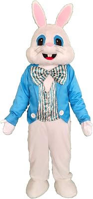 Funny Easter Rabbit Mascot Costume Bunny Cosplay Costume