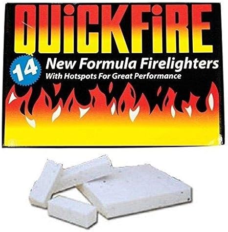 Quickfire Fire Lighters Firelighters Bulk Pack Hotspots Burners BBQ COAL LIGHTERS WOOD BURNERS (3)
