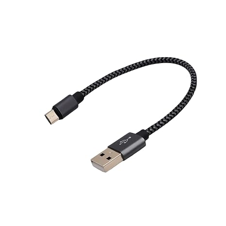 20cm USB Power Cable, Usb to Micro Usb Cable for Fire Stick and Streaming Devices, Short TV Power Cord Compatible with Fire TV Stick Models, Chromecast, For Optimized Performance