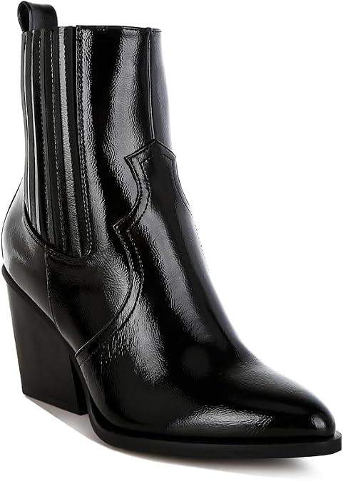 London Rag Cornus Pointed Toe Ankle Boots