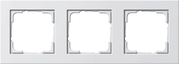 GIRA 021329 Frame 3x E2 Pure White Glossy 021329