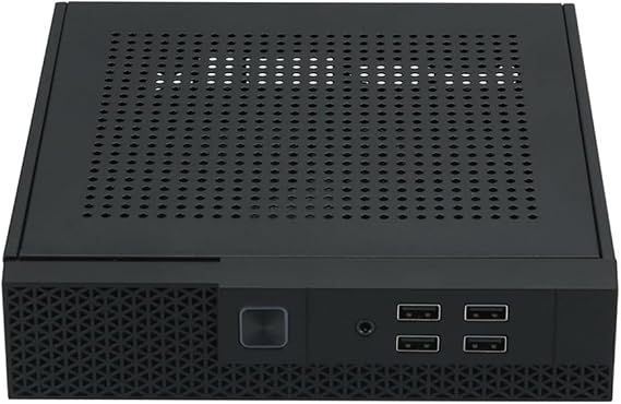 Mini ITX Computer Case HTPC Host Chassis USB2.0 ITX Enclosure Industrial Control Chassis for Business Easy to Use