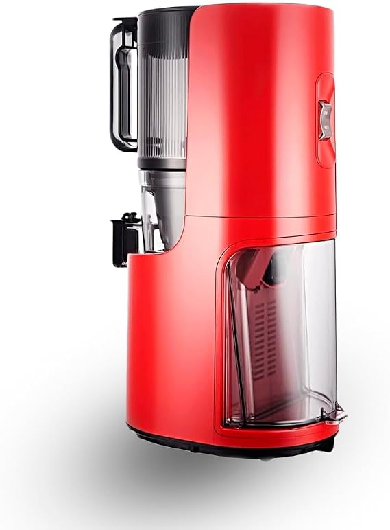 Hurom H200 Slow Juicer - Clear Juice - Smart Hopper - BPA Free (Red)