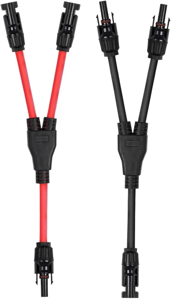 Solar Parallel Connector Y Splitter 1Y2 10 AWG Solar Cable Connector
