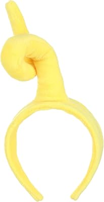 Laa-Laa Costume Headpiece - Plush Fabric with Fiber-Filled Curl, Adjustable Fit
