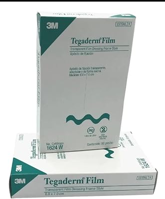 Nexcare Tegaderm Transparent Dressing - 2-38 Inches X 2-34 Inches - 100