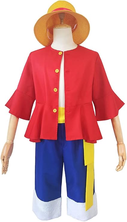 Fun Costumes One Piece Luffy Straw Hat Shoes Cosplay Costume, Costume, Disguise, Cosplay