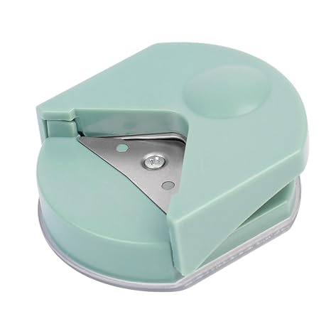 Corner Round Edge Cutter Rounding Tool for Paper Crafts, Paper Cutting, and Edge Shaping, Round Corner Multifunctional for Card Making and Scrapbookin Punches and Crafts (Green)