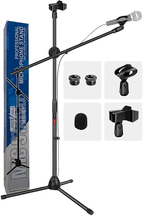Lastvoice MS06S Microphone Stand - Microphone Stand (Including Sponge And Holder)