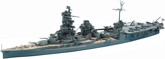 Hasegawa 119 1/700 Waterline Series Japanese Navy Aviation Battleship Ise Plastic Model