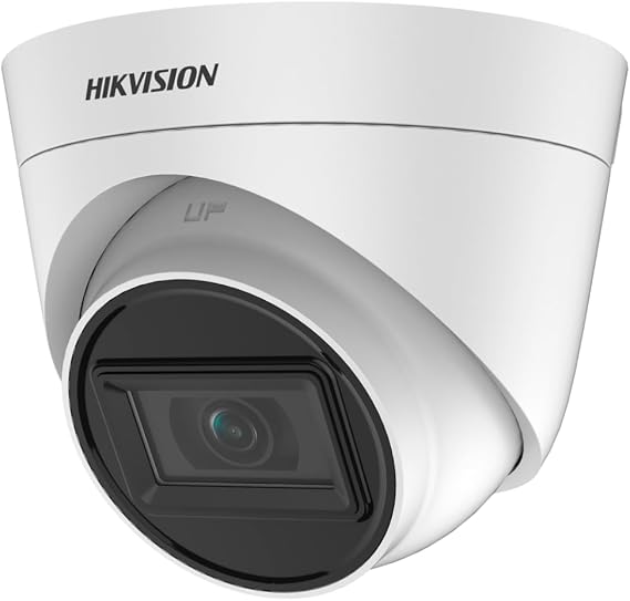 Hikvision DS-2CE78H0T-IT3F 5MP Turbo HD Analog IR Outdoor Security Dome Camera 2.8mm Fixed Lens, 4-in-1 switchable Video Output, DC12V, BNC Connector