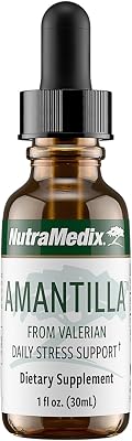 NutraMedix Amantilla Tincture - Valerian Root Extract for Stress Support - Promote Overall Sense of Calm with Valerian Root - Vegan Supplement for Enhanced Slumber 1oz  30ml