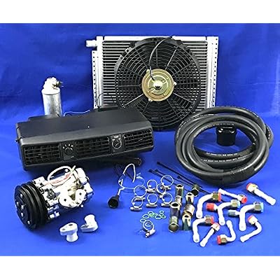 Ac Kit Universal Under Dash Evaporator Compressor Kit Air Conditioner 202-1 12v W7b10 Compressor