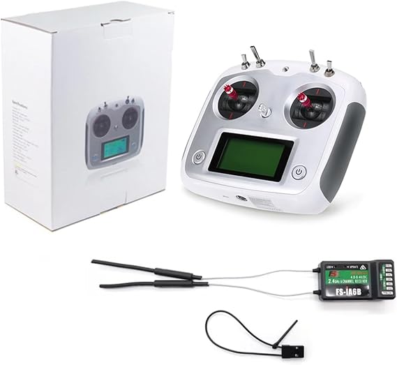Helicopter Remote Control Suitable for Fly-Wing, Flysky FS-i6S 10CH Remote Controller with FSiA6B Receiver - Compatible with Fly-Wing Airplanes