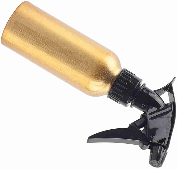 Brrnoo Spray Bottle, 60/200/350/450ML Salon Hair Spray Empty Bottle Hairdressing Flowers Sprayer 6 Types(#2 200ml Gold)