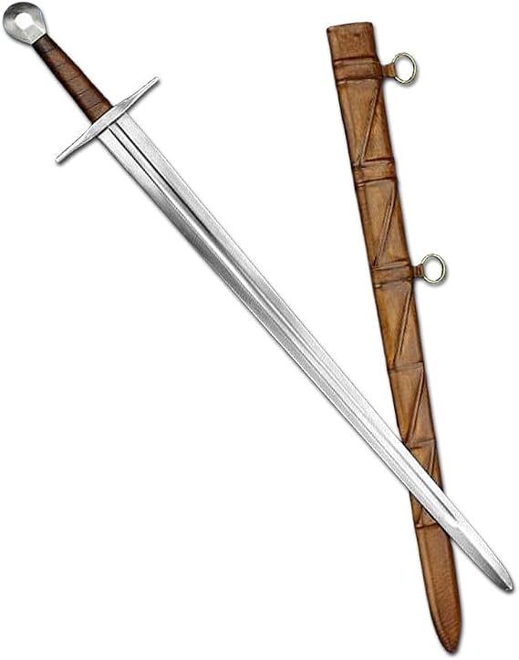 Sir Marshall Knight Sword with Ring Scabbard - Stage Combat Version - Deepeeka
