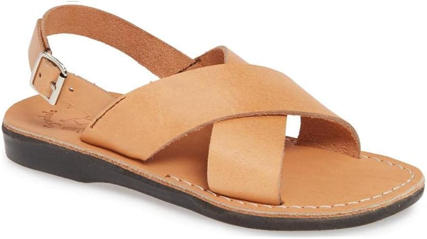 Elan Buckle - Leather Thick Strap Sandal - Womens Sandals