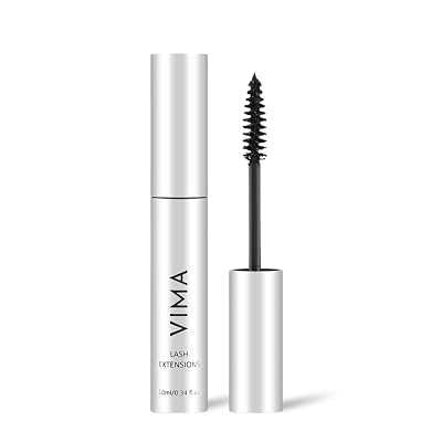 Vima Lash Extension Mascara– Waterproof and Volumizing for Bold, Defined Lashes – Smooth Application – Black Mascara