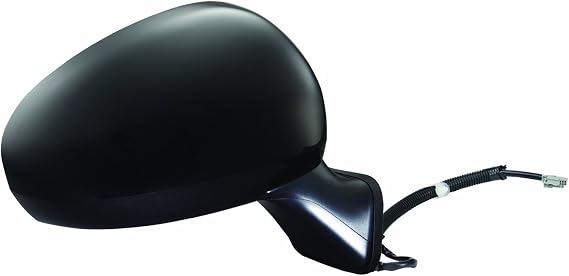Passenger Side Mirror for Honda Fit, Black, PTM, Foldaway, Power