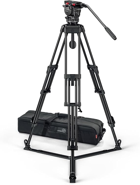 Sachtler FSB 8 MK II Fluid Head with ENG 75/2 D HD 3-Section Aluminum Tripod and SP 75 Ground Spreader