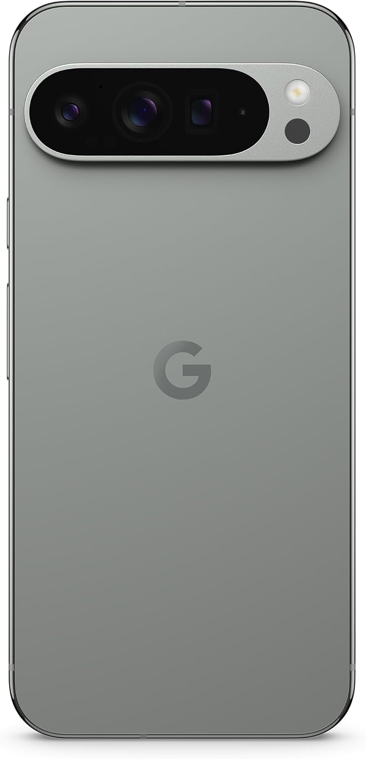 Google Pixel 9 Pro XL - Unlocked Android Smartphone with Gemini, Triple Rear Camera System, 24-Hour Battery, and 6.8" Super Actua Display - Hazel, 128GB