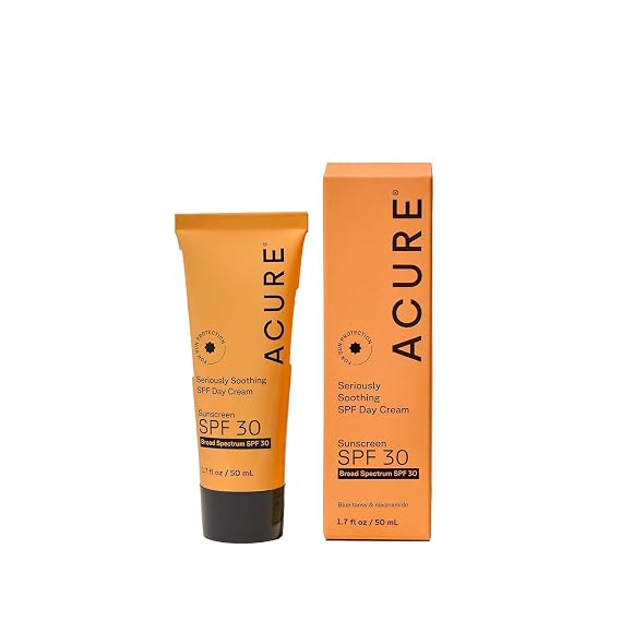 Acure Seriously Soothing SPF 30 Day Cream - Vegan - 1.7 fl oz
