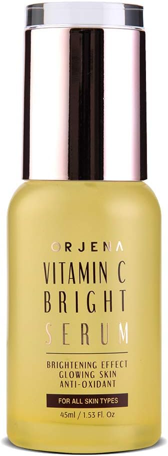ORJENA Vitamin C Bright Serum - Brightening Effect, Glowing Skin, Anti-Oxidant - For All Skin Types, 45ml Net Wt