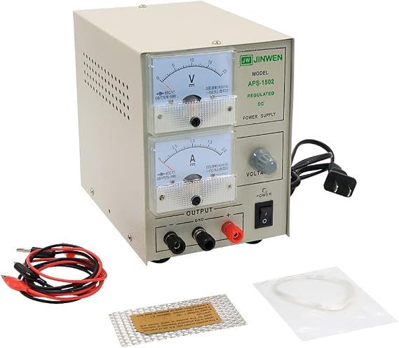 Gold Plating Kit 2A Machine Jewelry Plater Electroplating Silver Gold Plating Machine Jewelry Plater Electroplating Processing Tools with Voltage is Adjustable (110V US Plug)