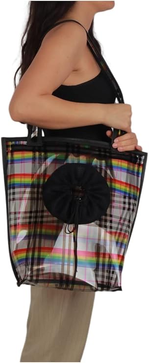 Omuz Askılı Şeffaf Kedi-köpek Taşıma Çantası 41 * 39 * 14 Cm 6 Kg RAİNBOW