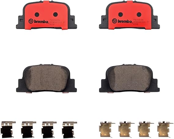 Brembo P83063N Premium Ceramic Rear Disc Brake Pad Set BYD/ENGLON/GEELY/GLEAGLE/LEXUS/LIFAN/TOYOTA/TOYOTA (FAW) OE# 0446632030
